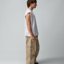 Two Jeys Twojeys Sleeveless Varsity Tee Grey