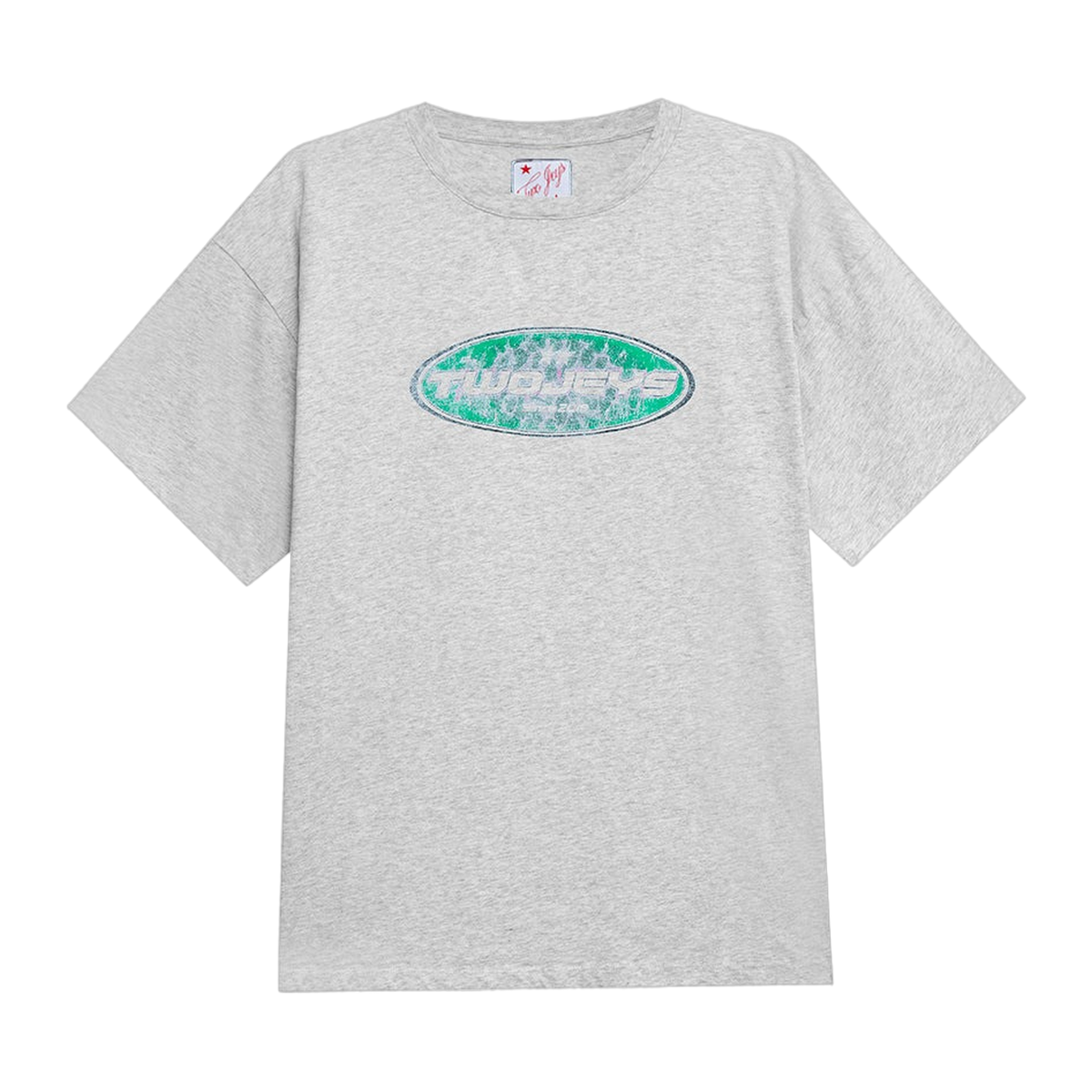 Two Jeys Twojeys Speedway Grey Melange Tee