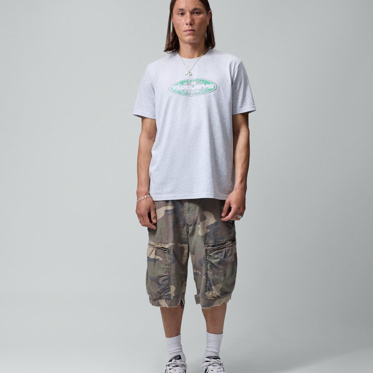 Two Jeys Twojeys Speedway Grey Melange Tee