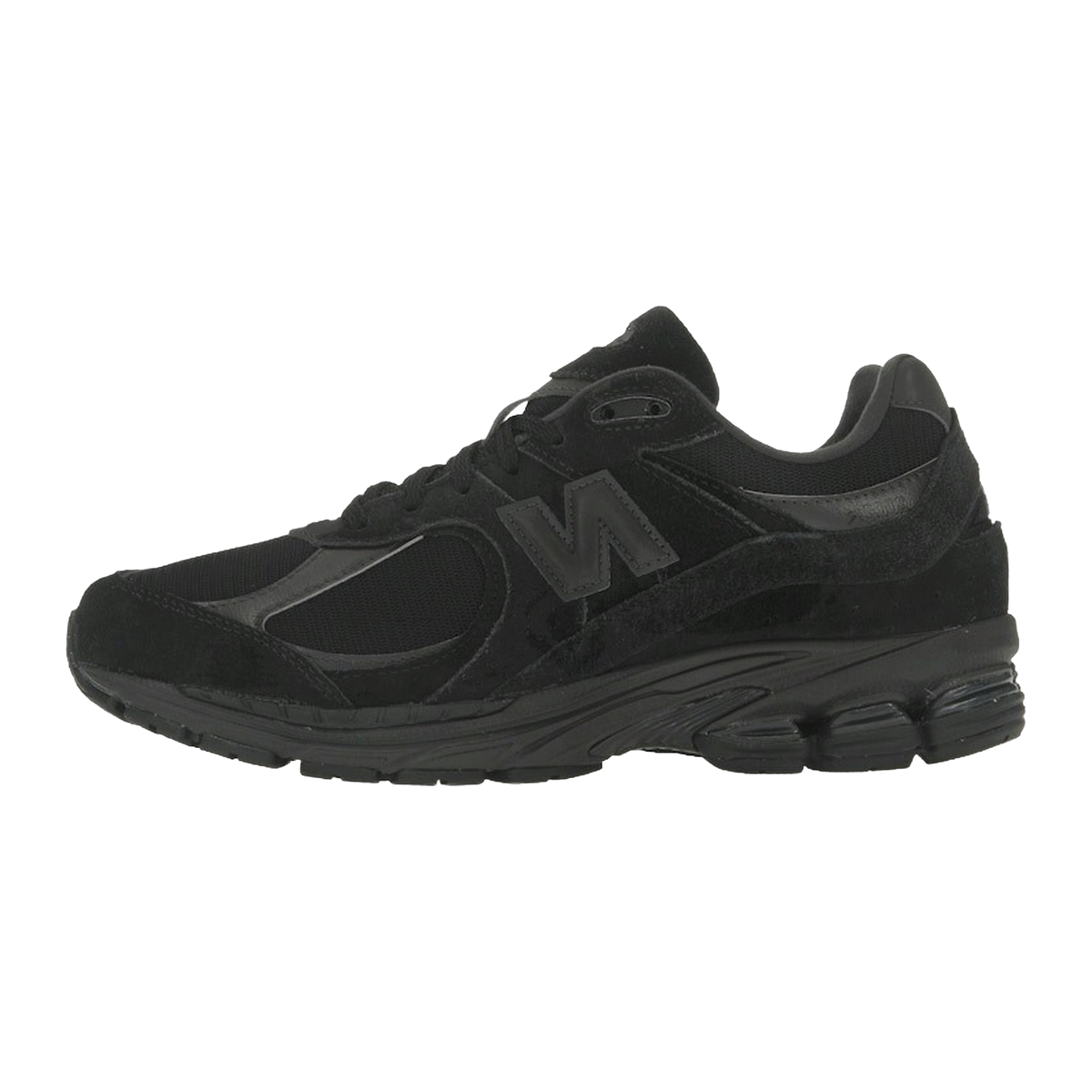 New Balance 2002R Triple Black Suede — kolab