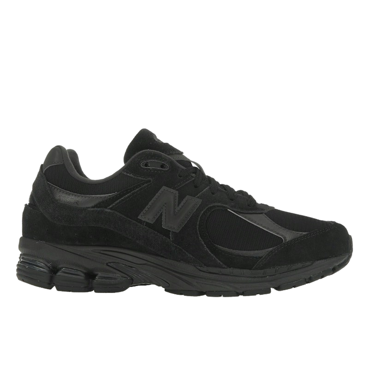 New Balance 2002R Triple Black Suede — kolab