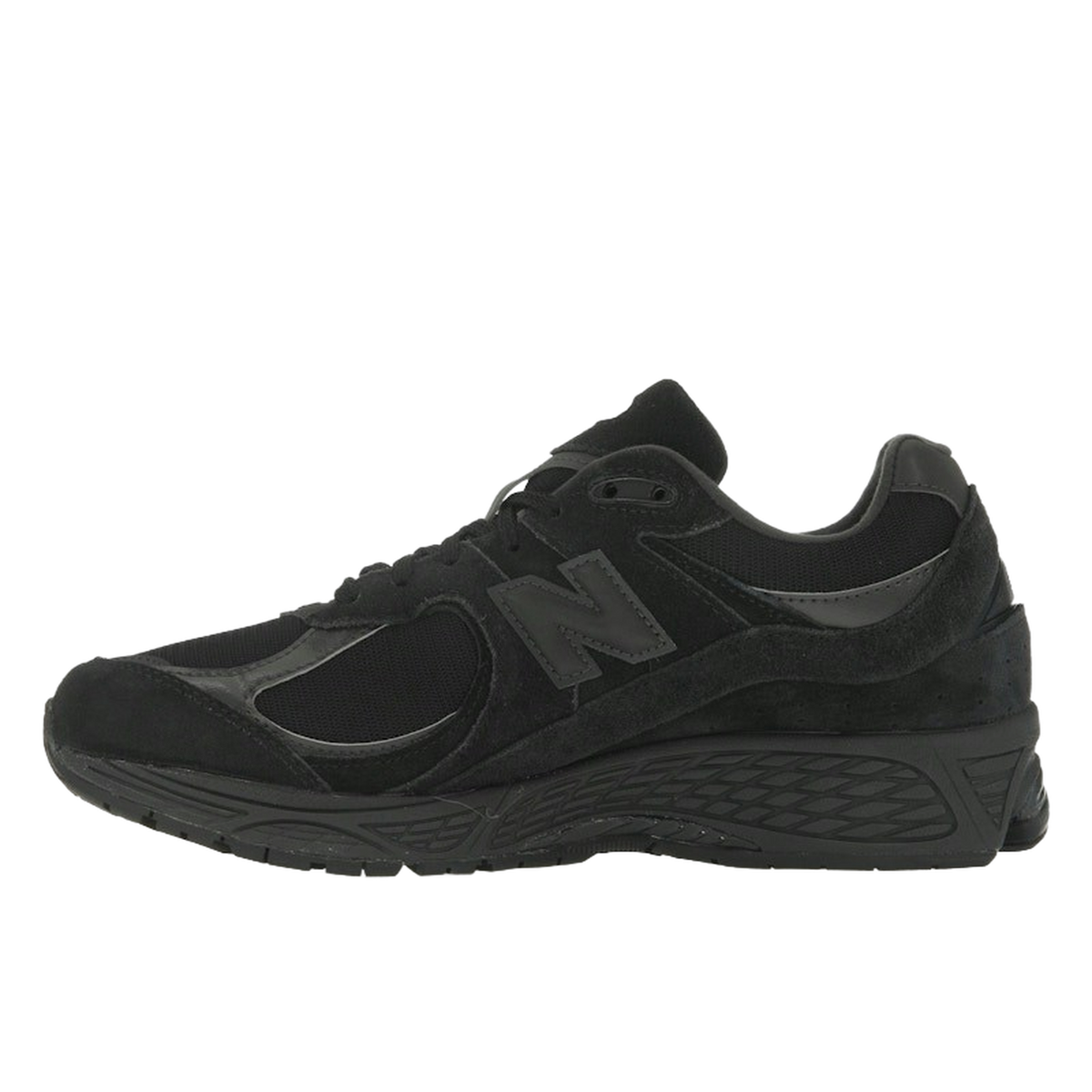 New Balance 2002R Triple Black Suede — kolab