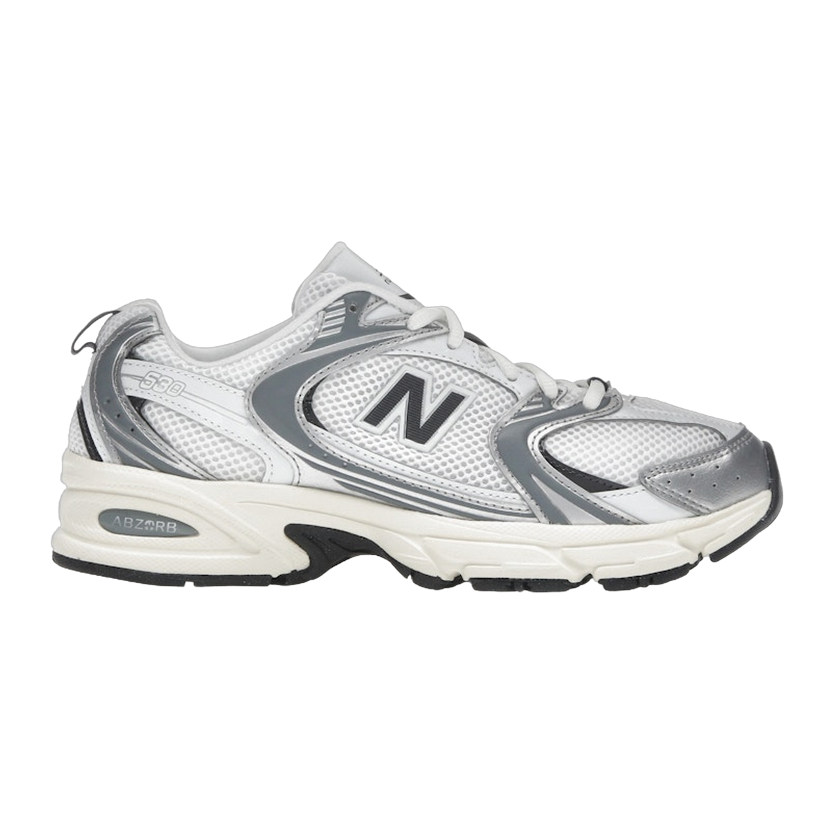 New Balance 530 Silver Metallic Black Cement — kolab