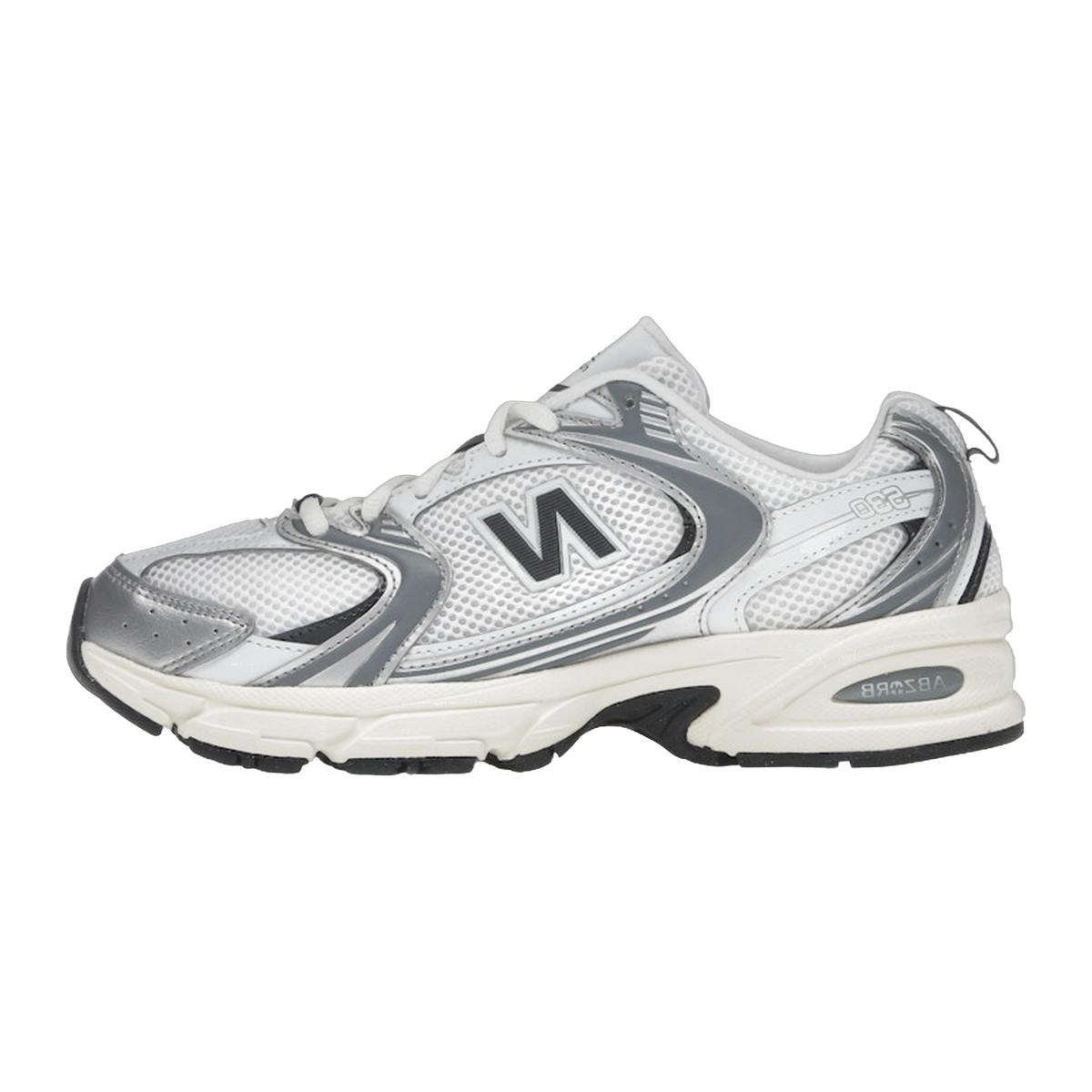 New Balance 530 Silver Metallic Black Cement — kolab