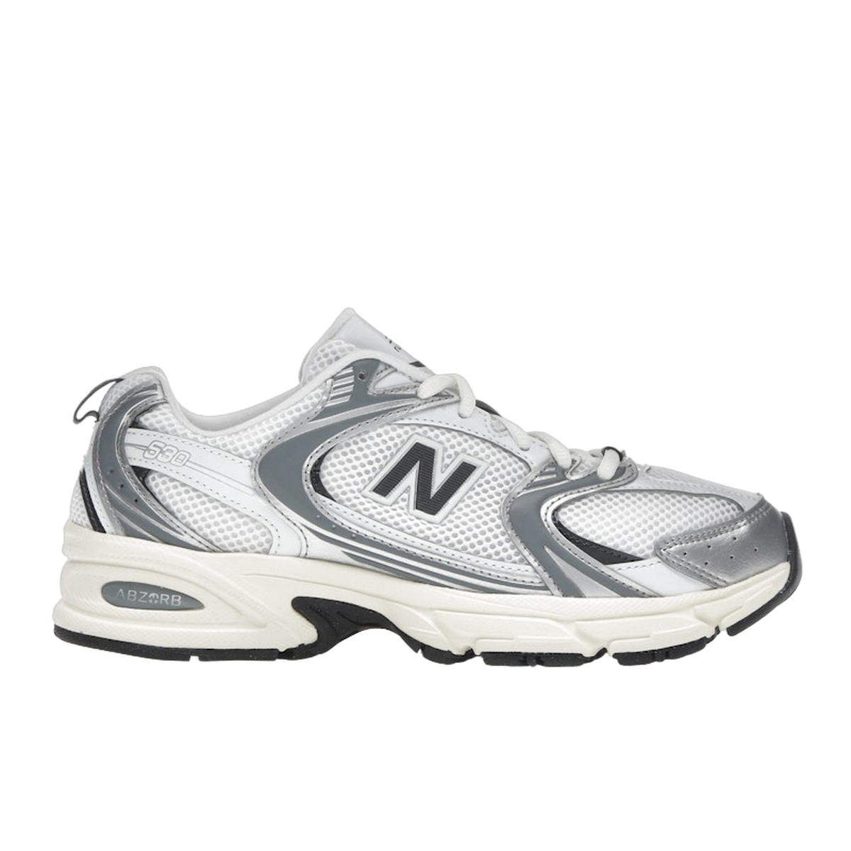 New Balance 530 Silver Metallic Black Cement — kolab