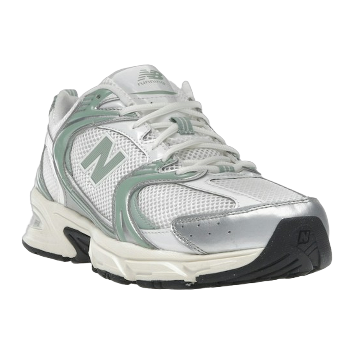 New Balance 530 Silver Metallic Mosaic Green — kolab
