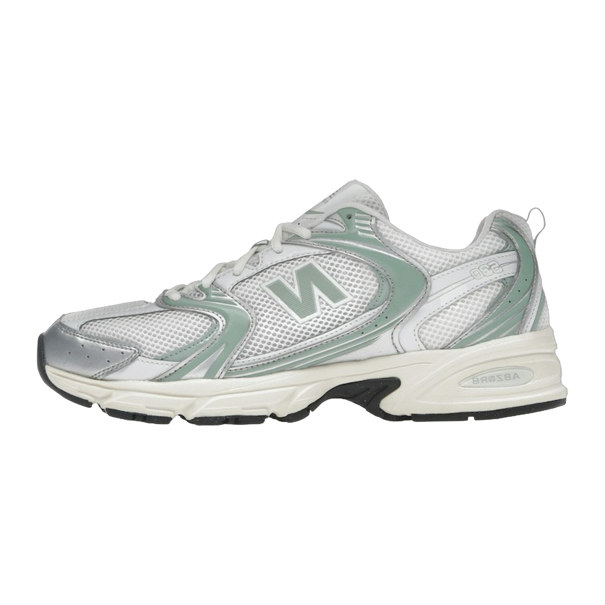 New Balance 530 Silver Metallic Mosaic Green — kolab