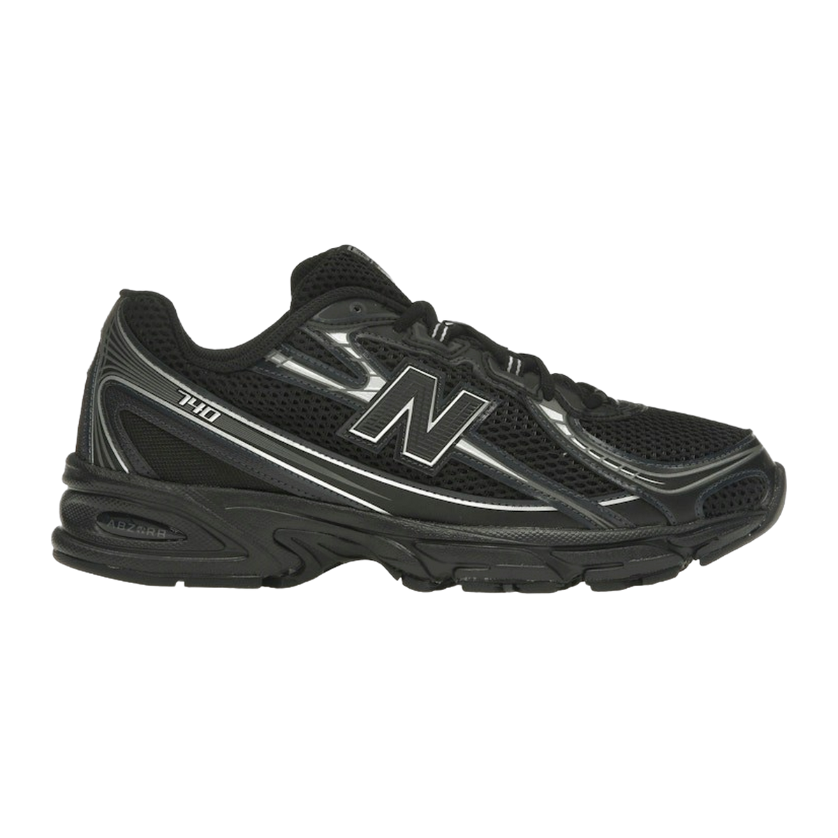 New Balance 740v2 Black Grey Silver — kolab