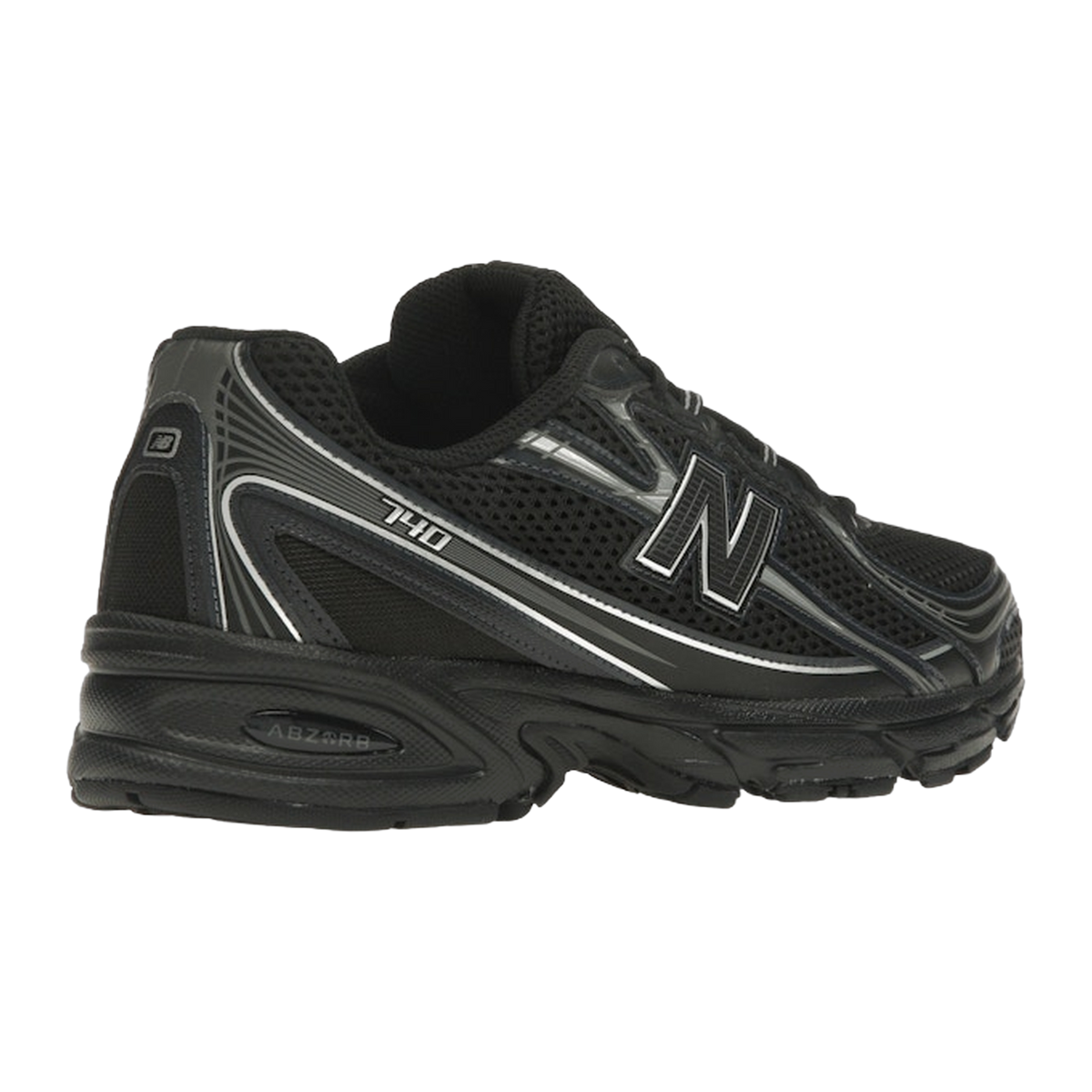 New Balance 740v2 Black Grey Silver — kolab