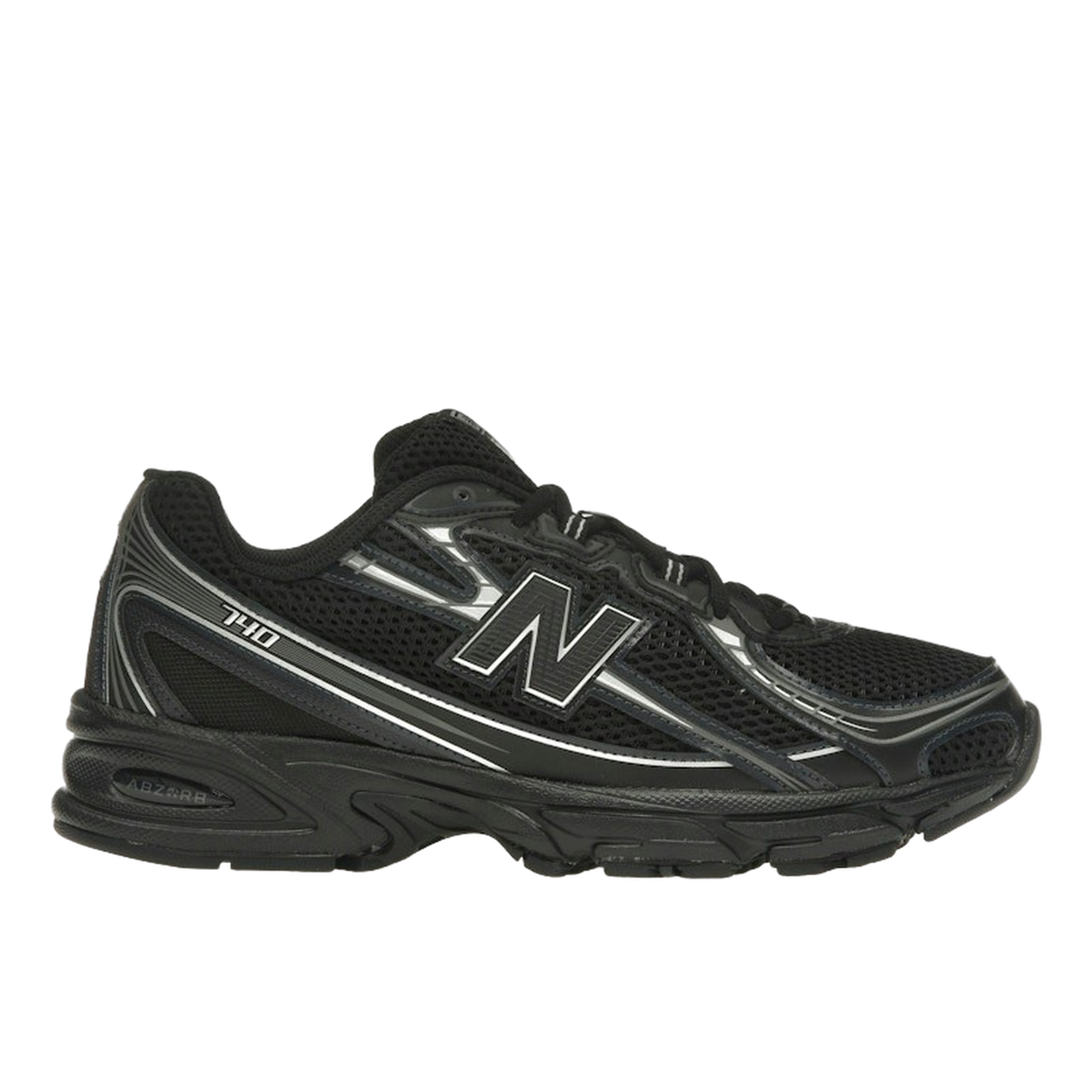 New Balance 740v2 Black Grey Silver — kolab