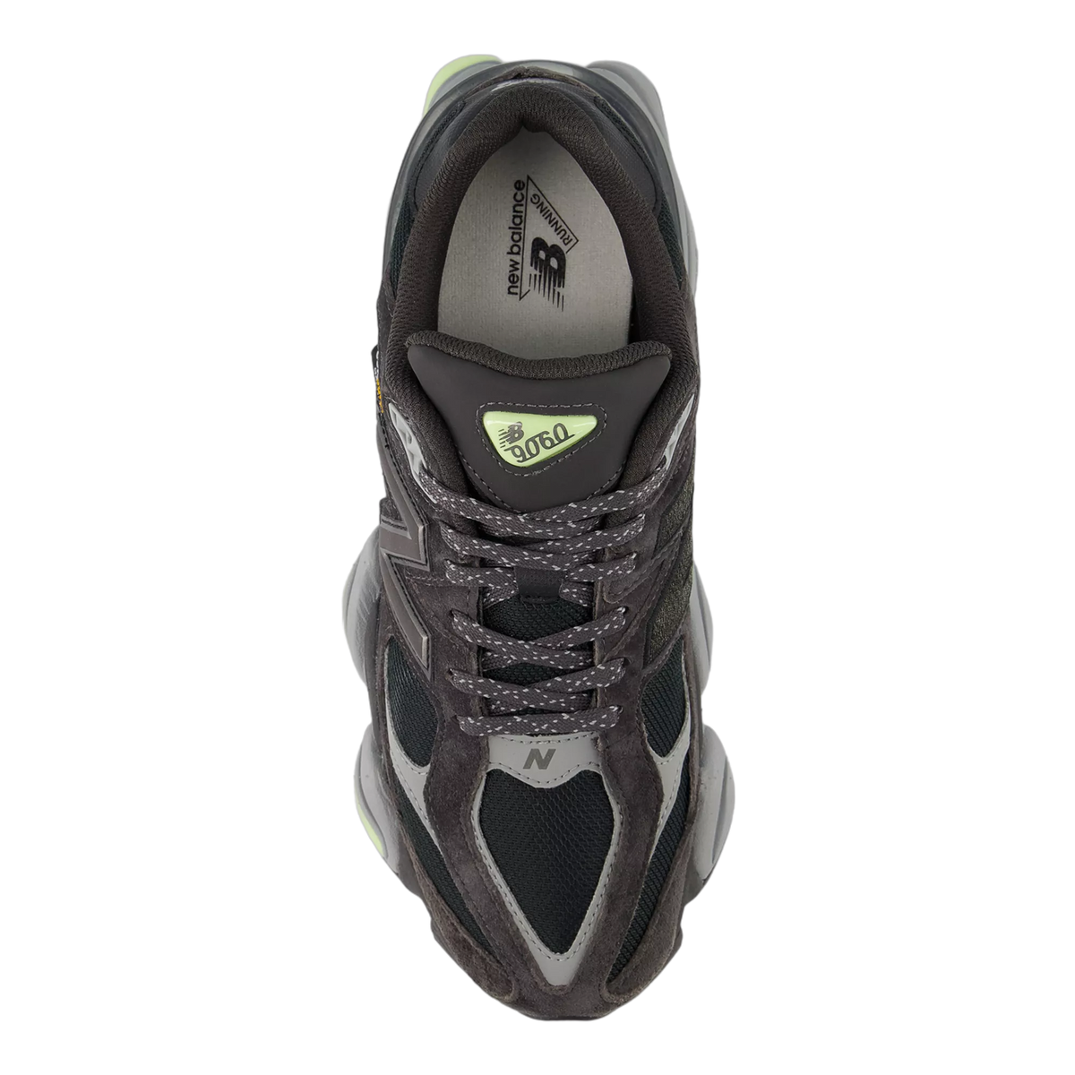New Balance 9060 Black Cement Dry Lime — kolab