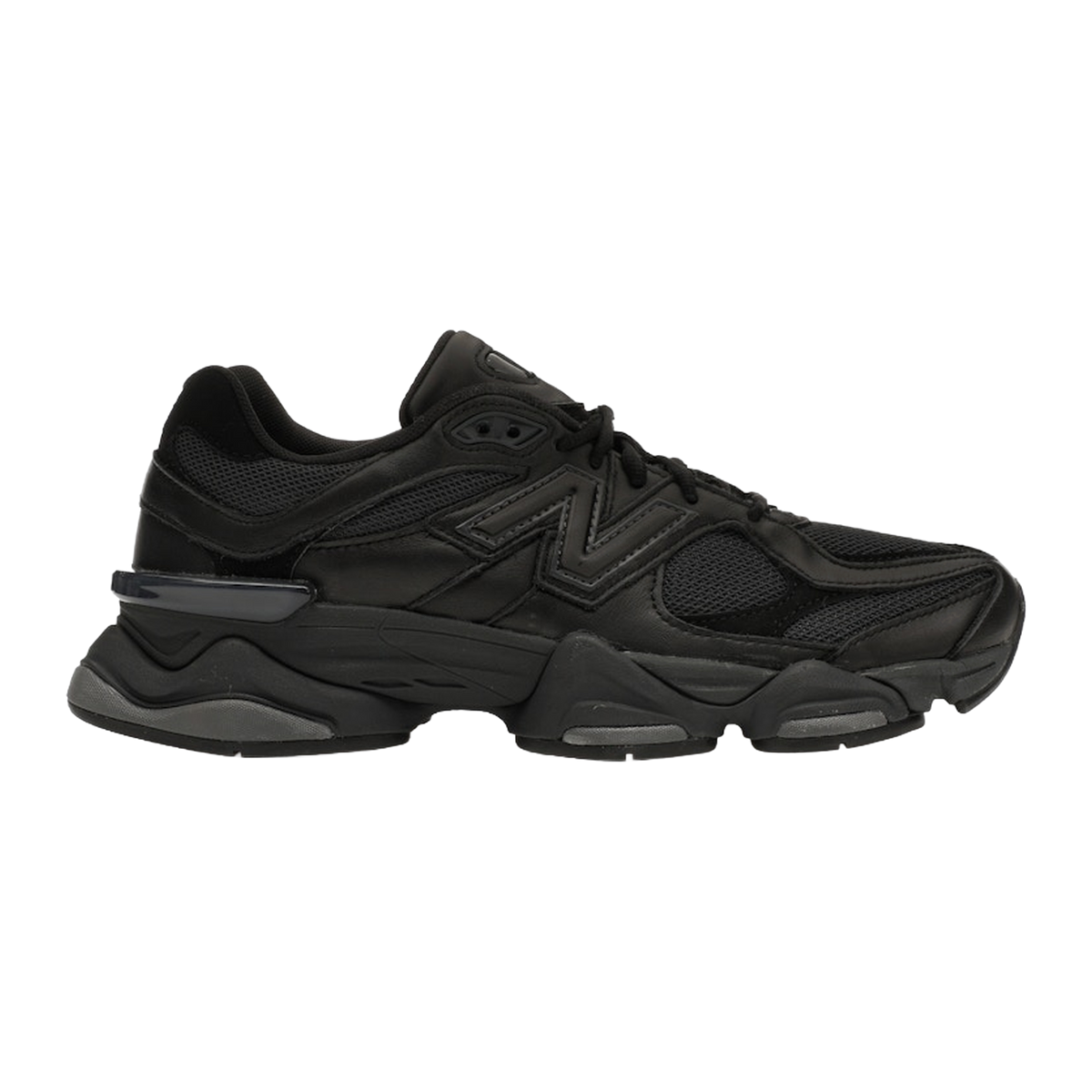 New Balance 9060 Triple Black Leather — kolab