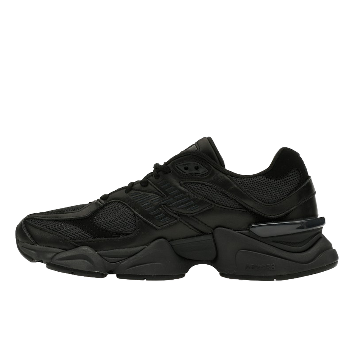 New Balance 9060 Triple Black Leather — kolab