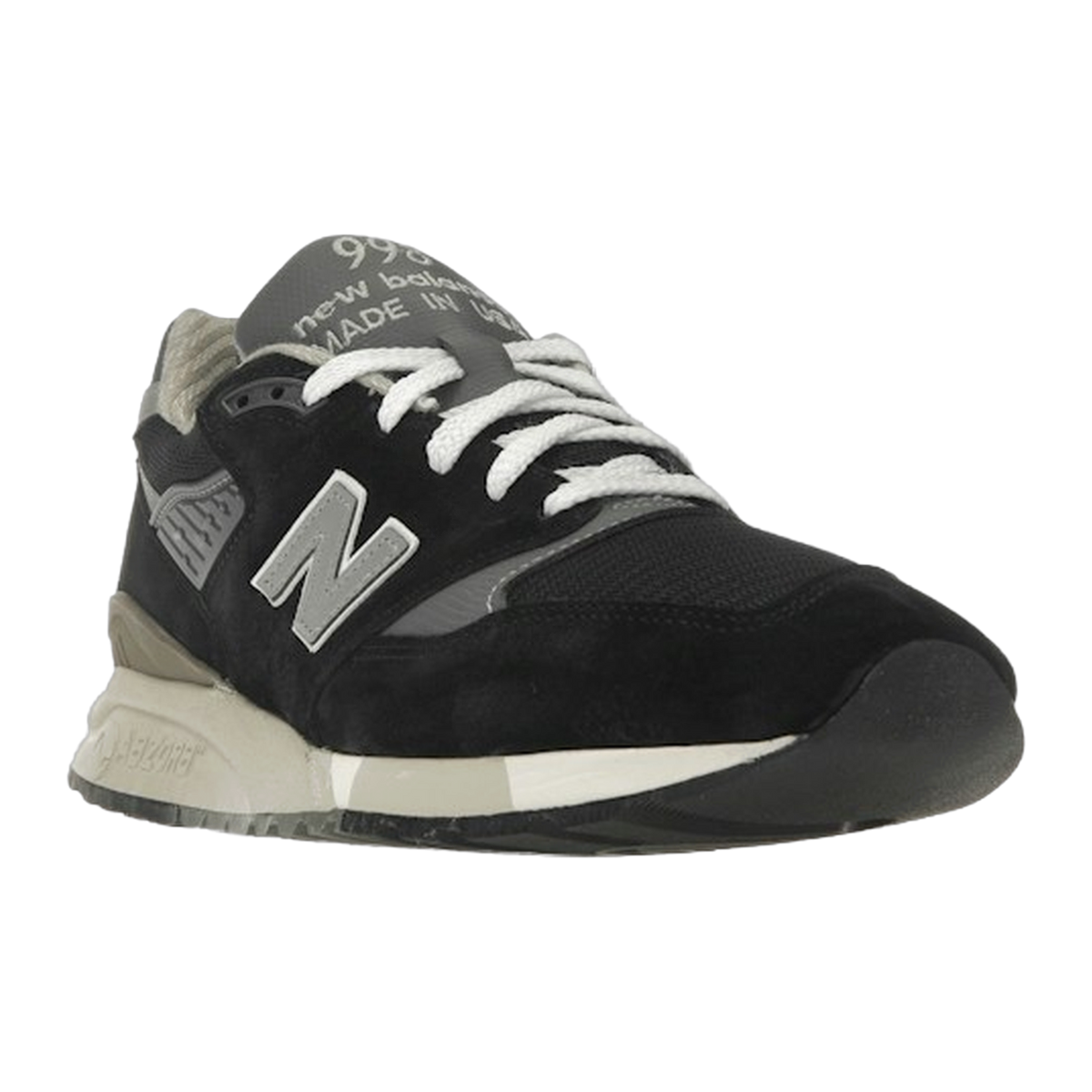New Balance 998 MiUSA Black Silver · kolab