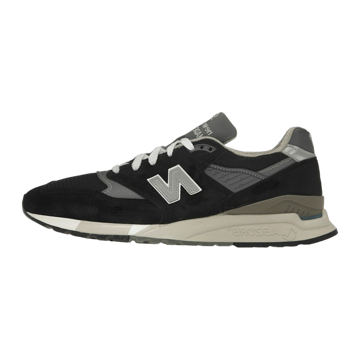 New Balance 998 MiUSA Black Silver — kolab