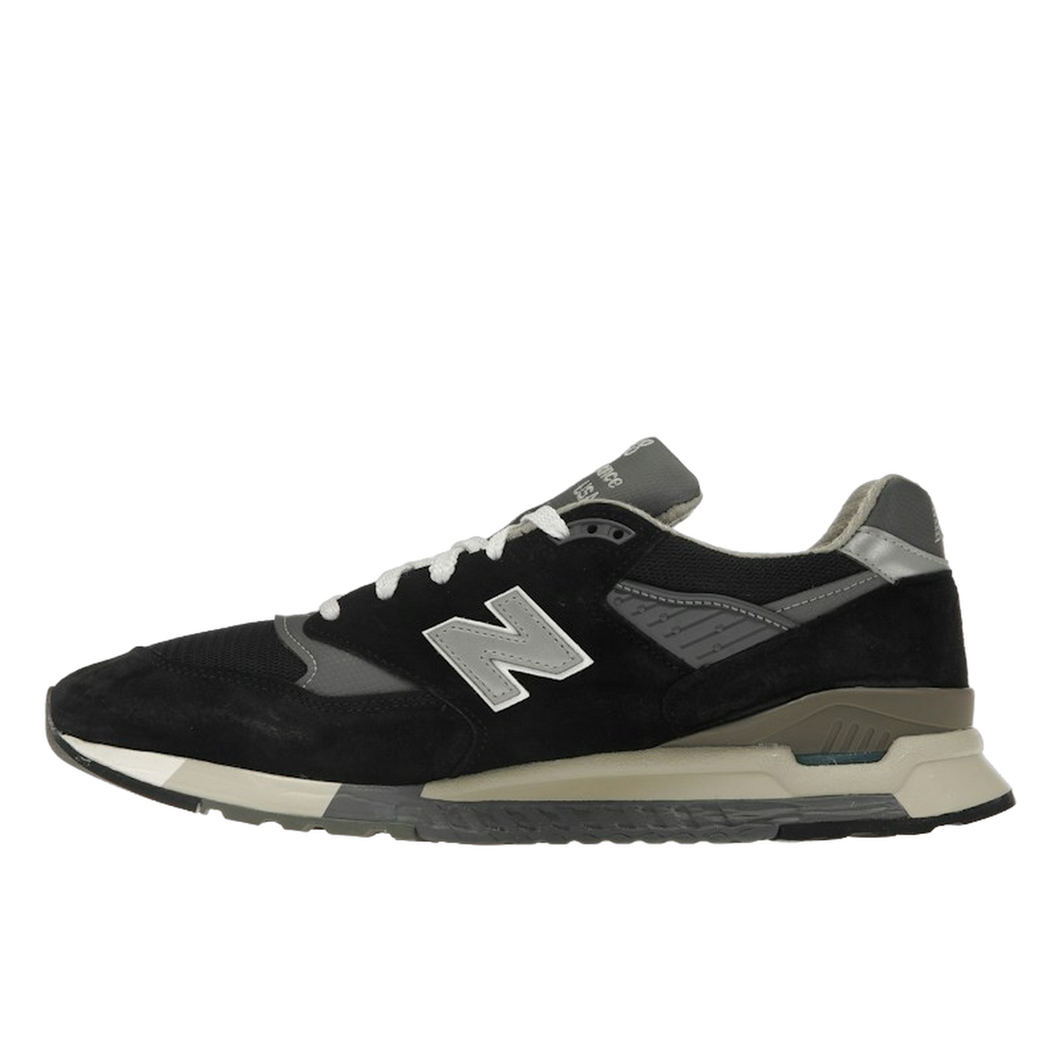 New Balance 998 MiUSA Black Silver — kolab