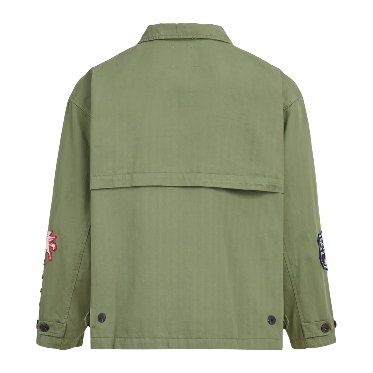 Utility Patchwork Jacket Faded Hunter Green