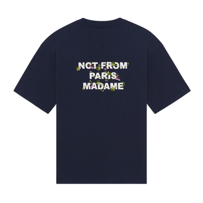 Vine Embroidered Slogan T-shirt