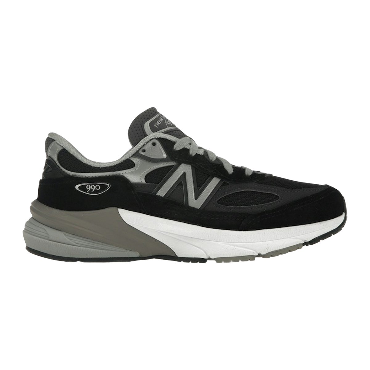 New Balance 990v6 MiUSA Black Grey White — kolab