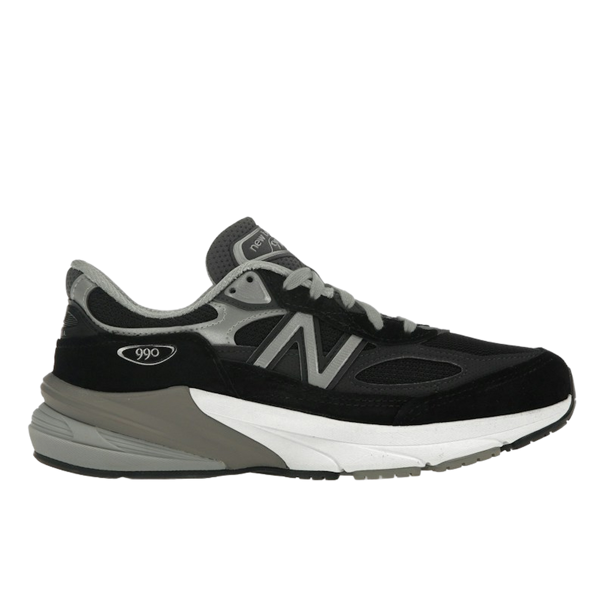 New Balance 990v6 MiUSA Black Grey White — kolab