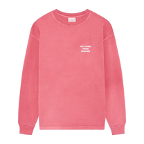 Washed Long Sleeve Slogan T-shirt