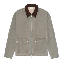 Washed Zipped Denim Jacket