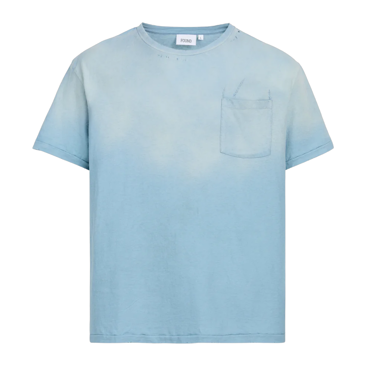 Weathered Pocket Tee FADED BLUE