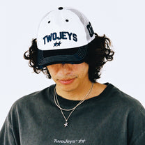 Two Jeys White Icon Trucker