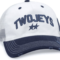 Two Jeys White Icon Trucker